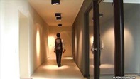 In the office two tattooed women get caught playing and pull the man straight into a threesome.